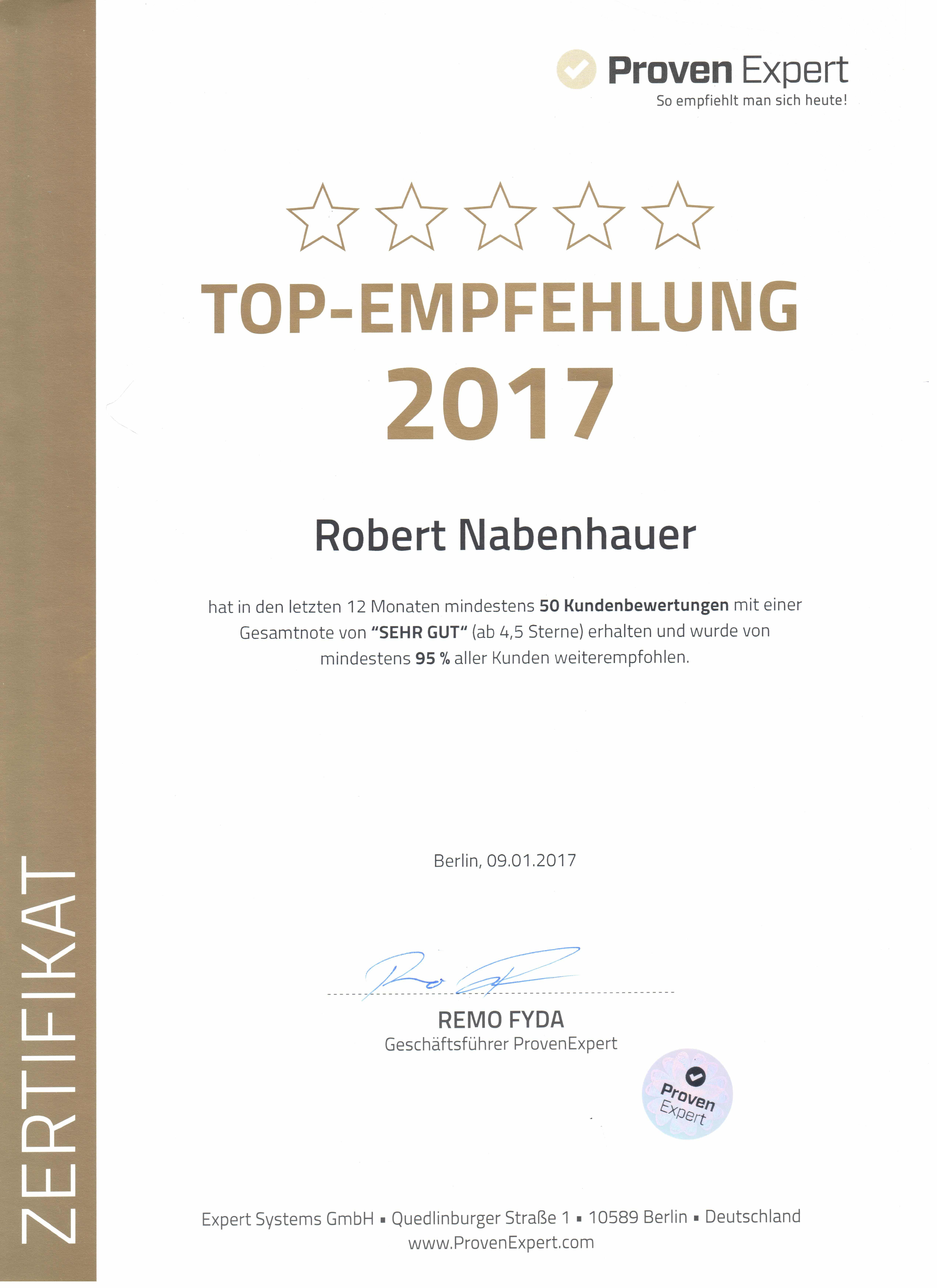 TopEmpfehlung2017